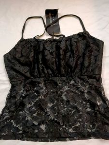 Y2k Black Lace Top 💋