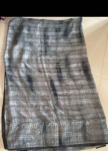 Pretty Grey Shaded Saree
