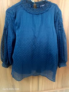 Navy Blue Top (Casual/Formal)