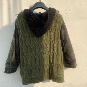 Unique Distressed Denim Jacket