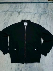 Bershka Black Bomber Jacket