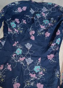 Floral Print Button-Down Shirt