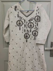 Pure Cotton Kurthi With Lining And Duppatta