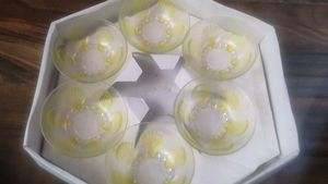 6 Small Bowls Pudding Set