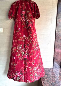 Floral Print Shirt Dress
