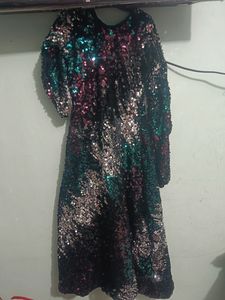 Heavy Sequence Gown