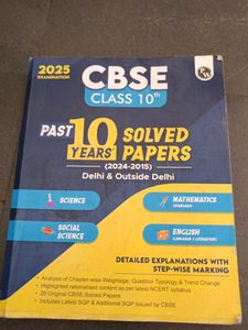 CBSE Class 10 Solved Papers (2014-2024)