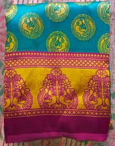 Suali Printed Mysore Silk Blend Saree