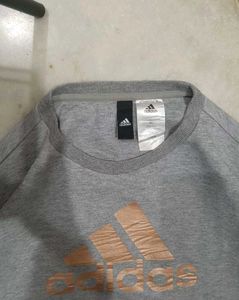 Adidas Gray Logo Sweatshirt
