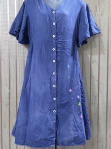 Denim Kurta