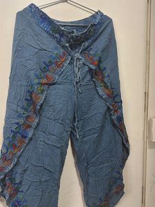 Embroidered Boho Harem Pants