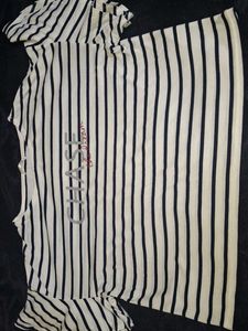Striped &#34;Chase the Dream&#34; Tee