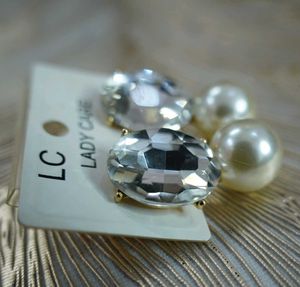Statement Pearl Drop Earrings
