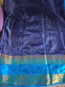 Used Saree with tailored blouse for sale