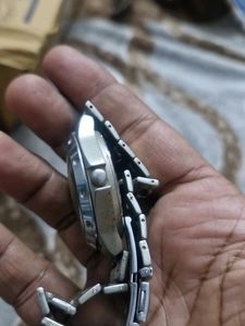 not working  Swiss Time Silver Watch