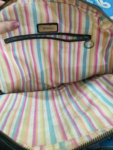 Y2K Pink Leopard Print Embellished Bag