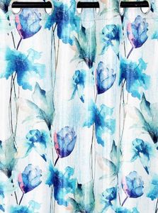 2 Floral Window Curtains