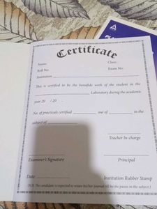 Science Practical Exercise Books