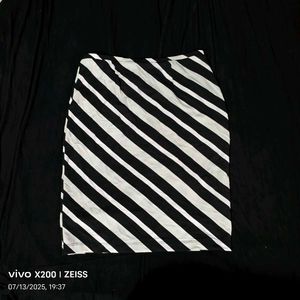 I. Striped Ethnic Skirt