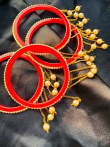 Combo Of Bangles And Hairband