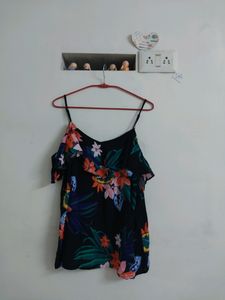 Cut Shoulder Top