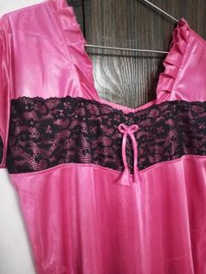 Silky Lace Nightgown