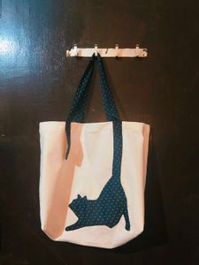 Brand New Curvy Cat Tote Bag