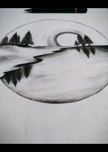 Beautiful Landscape In Circle