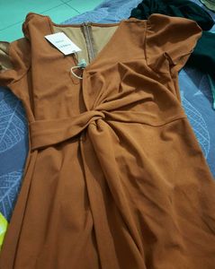 Tan Bodycon Dress
