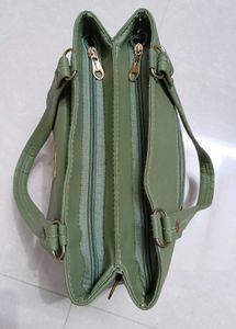 Women Green Handbag