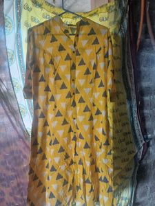 Yellow Printed Tunic
