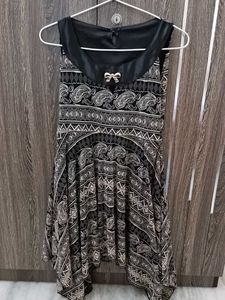 A Black Top With Up Down