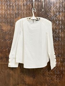 Zara Basic White Top For Women
