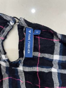 Fame Forever checks top - Medium Size
