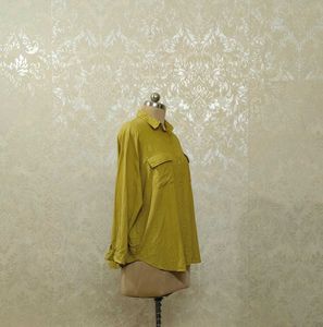 Olive Green Pocketed Shirt