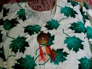 Leaf Print Kurta