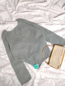 ✨Grey Knitted sweatshirt✨