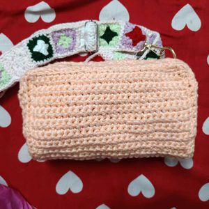 Crochet Mobile Sling Bag For Women And Girls 💫❤️