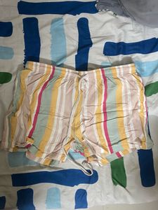 Colourful Striped Night Set