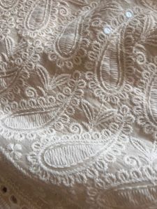 Elegant White Embroidered Kurta