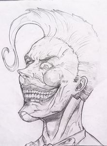 Pencil Sketch Art Of Joker 100% Hand Made