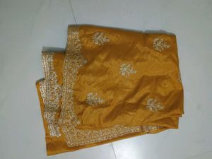 emrodary Saree yellow 💛