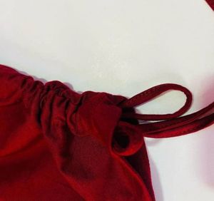 Maroon Drawstring T-shirt