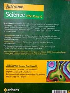 Class 10 Arihant All In One Book For Science Board