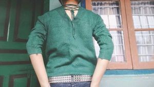 Forest Green Grunge  Sweater