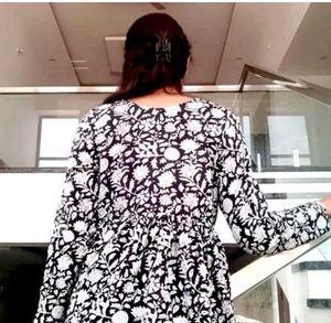 Floral Print Tunic Top