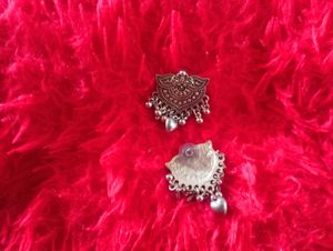 Silver Oxidised Earrings