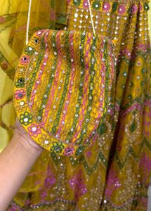 Yellow Lehenga Choli Set