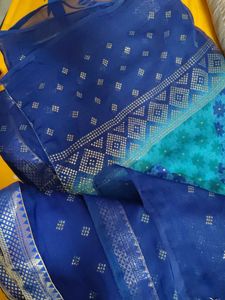 Pure Chiffon Double Shade Saree