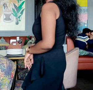 Elegant Black Ruffle Dress